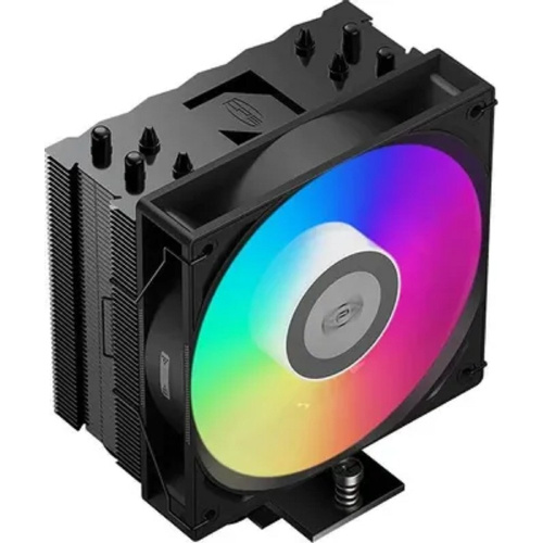 картинка кулер pccooler rt400 bk argb s115x/1200/1700/1851/am4/am5 (tdp 235w, 1x120mm pwm fan, 4 тепловые трубки 6мм, 500-2200rpm, 32dba) от магазина Tovar-RF.ru