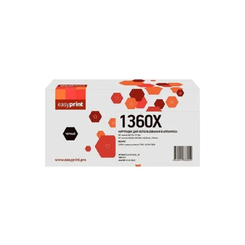 картинка easyprint  w1360x тонер-картридж (lh-w1360x_nc)  для hp laserjet m211dw/m236 (2600 стр.) черный, без чипа от магазина Tovar-RF.ru