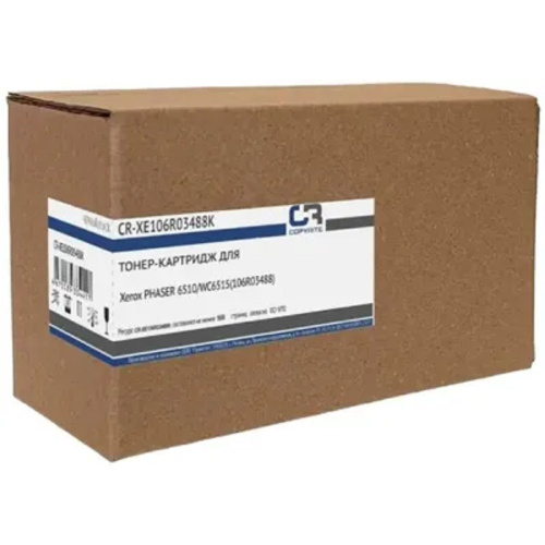 картинка картридж лазерный copyrite cr-xe106r03488k 106r03488 черный (5500стр.) для xerox phaser 6510/wc6515 магазин Tovar-RF.ru являющийся официальным дистрибьютором в России картинка картридж лазерный copyrite cr-xe106r03488k 106r03488 черный (5500стр.) для xerox phaser 6510/wc6515 от магазина Tovar-RF.ru