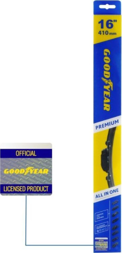 картинка щетка стеклоочистителя goodyear gy000436 premium 16''/41см бескаркасная от магазина Tovar-RF.ru являющимся официальным дистрибьютором в России картинка щетка стеклоочистителя goodyear gy000436 premium 16''/41см бескаркасная от магазина Tovar-RF.ru