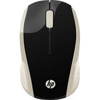 картинка hp 200 [2hu83aa] wireless mouse usb silk gold  от магазина Tovar-RF.ru