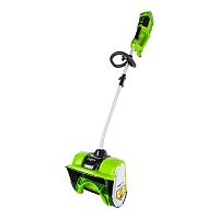 картинка Greenworks Снегоуборщик аккумуляторный GD40SSK4, (40V, 30 см, бесщеточный, с 1хАКБ 4 А.ч и ЗУ) [2600807UB] от магазина Tovar-RF.ru