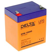 картинка delta dtm 12045  (4,5а\ч, 12в) свинцово- кислотный аккумулятор   от магазина Tovar-RF.ru