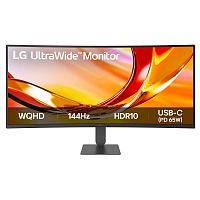 картинка lcd lg 34" 34u640b-b {va curved 1800r 3440x1440 144hz 5ms 178x178 300cd hdmi displayport usb-c 2xusb extpwr vesa} от магазина Tovar-RF.ru