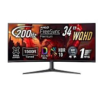 картинка lcd acer 34" nitro xz340curx2bmiipphx черный {va 3440x1440 200hz 1ms 21:9 350cd 178/178 premium hdmi dp m/m has pivot} от магазина Tovar-RF.ru