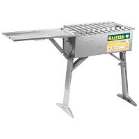 картинка мангал kraftool "expert" переносной с автоматическим вращением шампуров, 300x600x800 мм [68310]от магазина Tovar-RF.ru