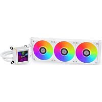 картинка кулер для процессора lian li galahad ii lcd 360 white (g89.ga2alcd36w.00) от магазина Tovar-RF.ru