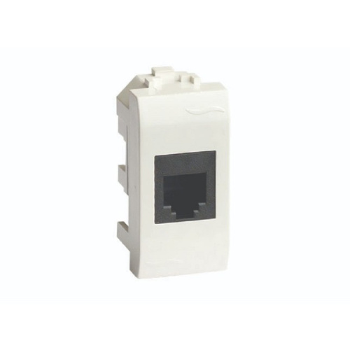 картинка Dkc 76654B Комп.роз.  R J 45 кат.5e, Brava, белая, 1мод от магазина Tovar-RF.ru