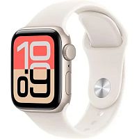 картинка apple watch se 3 40mm starlight aluminium case with starlight sport band - s/m (meh34lw/a) от магазина Tovar-RF.ru