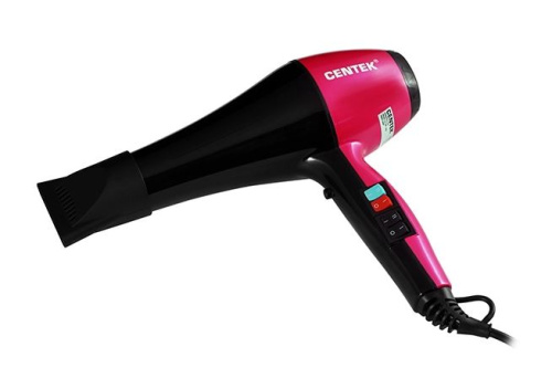 картинка фен centek ct-2225 professional (черн/красн) от магазина Tovar-RF.ru