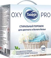 картинка ТАЙФУН 182074 Стиральный порошок для цветного и белого белья с активным кислородом, 3,6 кг от магазина Tovar-RF.ru
