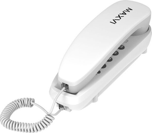 картинка телефон проводной maxvi cs-01 white магазин Tovar-RF.ru являющийся официальным дистрибьютором в России картинка телефон проводной maxvi cs-01 white от магазина Tovar-RF.ru