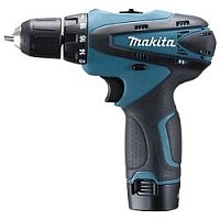 картинка Makita DF330DWE Дрель аккумуляторная [DF330DWE] {10.8В,2х1.3Ач Li-ion,БЗП-10мм,0-350\1300об\м,24\14Нм,1кг,чем} от магазина Tovar-RF.ru