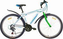 картинка велосипед pioneer country 29"/18" white-green-blueот магазина Tovar-RF.ru