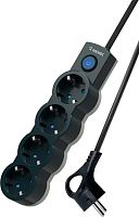 картинка Удлинитель КОСМОС YKsm5m-4g-Z-V10A-B Черный/серый от магазина Tovar-RF.ru