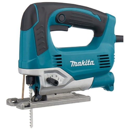картинка Makita JV0600K Ручной электро лобзик [JV0600K] {650Вт,500-3100об\м,ход-23мм,рез-90мм,2.4кг,чем,3маятн+1} от магазина Tovar-RF.ru