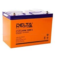 картинка delta dtm 1290 l (90 а\ч, 12в) свинцово- кислотный аккумулятор   от магазина Tovar-RF.ru