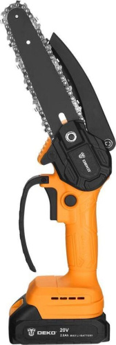 картинка Пила цепная аккумуляторная DEKO DKCHS 20-6, 20В, 2x2.0Ач 063-4309 магазин Tovar-RF.ru являющийся официальным дистрибьютором в России картинка Пила цепная аккумуляторная DEKO DKCHS 20-6, 20В, 2x2.0Ач 063-4309 от магазина Tovar-RF.ru