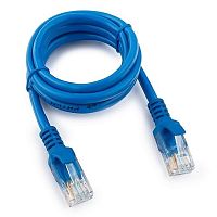 картинка cablexpert патч-корд utp pp12-1m/b кат.5e, 1м, литой, многожильный (синий) от магазина Tovar-RF.ru