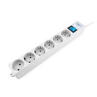 картинка powercube pro фильтр-удлинитель (spl(5+1)-16b-p-1,9м) 1.9 м, 6 розеток, 16а/3,5квт, lc контур - подавление в/ч помех {13062} от магазина Tovar-RF.ru