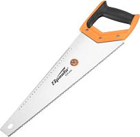 картинка SPARTA Ножовка по дереву, 450 мм, 7-8 TPI, зуб 2D, каленый зуб, двухкомпонентная рукоятка 235025 от магазина Tovar-RF.ru