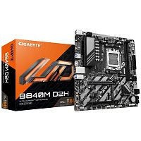 картинка gigabyte b840m d2h {socket am5, amd b840, 2xddr5-5200, hdmi, 2xpci-ex16, 4xsata3(raid 0/1/10), 2xm.2, 8 ch audio, 1x2,5glan, (4+4)xusb2.0, (2+2)xusb3.2, 1xps/2, matx} rtl  от магазина Tovar-RF.ru