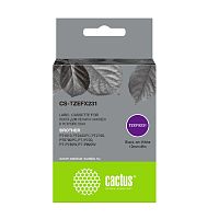 картинка картридж ленточный cactus cs-tzefx231 черный для brother 1010/1280/1280vp/2700vp от магазина Tovar-RF.ru