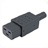 картинка hyperline con-iec320c19 разъем iec 60320 c19 220в 16a на кабель, контакты на винтах (плоские контакты внутри разъема), прямой от магазина Tovar-RF.ru