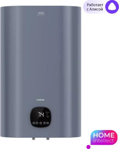 картинка водонагреватель накопительный электрический timberk t-wse80-n61-v-wf c wifi (n61, 80л.) (серый) от магазина Tovar-RF.ru