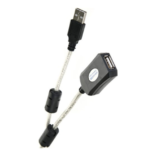 картинка aopen/qust кабель-адаптер usb2.0-repeater, удлинительный активный <am-->af> 15м (acu823-15m) [6938510851338] от магазина Tovar-RF.ru