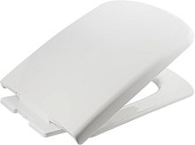 картинка Сиденье для унитаза ARTICPLAST 7004 универсальное с системой плавного опускания микролифт из высокопрочного ABS пластика П - образное цвет белый от магазина Tovar-RF.ru