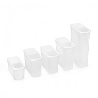 картинка Набр емкостей АЛЬТЕРНАТИВА М9115 Лайн для сыпучих продуктов (белый) (Стандарт качество) от магазина Tovar-RF.ru