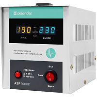 картинка defender стабилизатор напряжения asf 1000d напольный 600вт метал корпус, 1 розетка [99035] от магазина Tovar-RF.ru