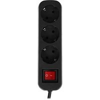 картинка defender удлинитель g330 3.0 м, 3 розетки [99334] выключатель, с заземлением от магазина Tovar-RF.ru