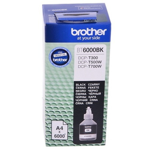 картинка brother bt6000bk чернила, balck dcpt300/500w/700w (108мл, 6000стр) от магазина Tovar-RF.ru