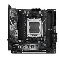 картинка asus rog strix x870-i gaming wifi (socket am5, atx, 4xddr5(192gb), hdmi, 1xpcie5.0x16/2xpcie 4.0x16/1xlan (2.5gbe), wifi7, 2xsata 6gb/s, 4xm.2, 2xusb4, 2xtype-c,4xusb 3.2, 3xusb 2.0) от магазина Tovar-RF.ru
