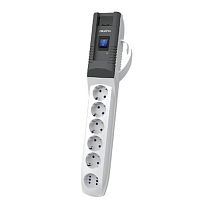 картинка zis сетевой фильтр pilot - pro usb {5 с заземлением +1 в формате gp, usb 3a, с разъёмами type a, c} 1,8м [арт.181] от магазина Tovar-RF.ru